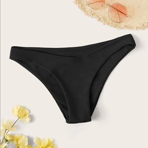 Black Bikini Swim Bottoms